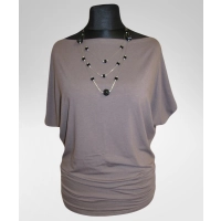 Tunika Nelly - kimono z marszczeniami na biodrach